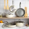 Goodful Ceramic Nonstick Pots and Pans Set, Titanium-Reinforced Premium Nonstick