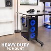 VIVO Heavy Duty Adjustable Under-Desk PC Mount, Computer CPU Holder,