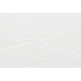 King Cole Big Value Chunky Knitting Wool/Yarn White 822 - per 100g ball