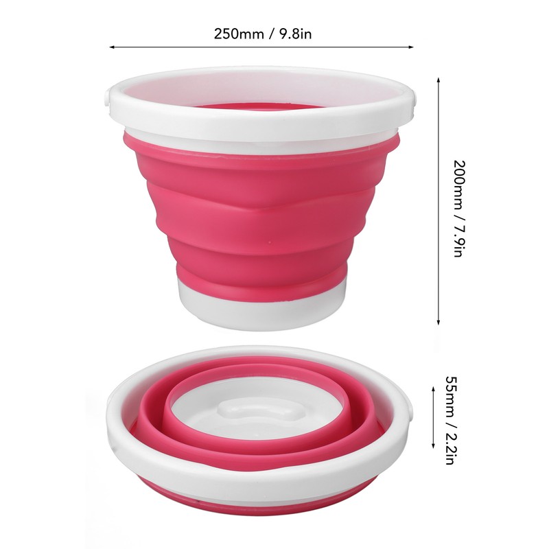 5L Folding Washing Machine Ultrasonic Vibration Forward Reverse USB Foldable