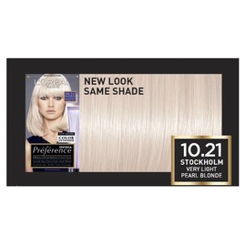 L'Oreal L'Oréal Paris Préférence Permanent Hair Colour - 10.21 Stockholm (Very Very Light Pearl Blonde)