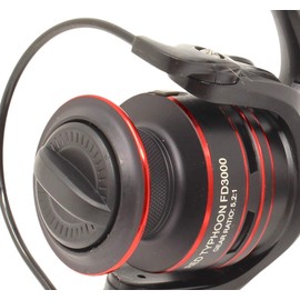 Silstar - PREMIUM QUALITY Fishing Reel Series RED TYPHOON FD3000 (SIZE 30) 9 Ball Bearing Technology. Aluminium Spool plus spare Graphite Spool. Spinning Freshwater and Marine