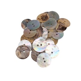 BOTIBOTON - Mother of Pearl Buttons Made of Shell Buttons - Akoya - Mother of Pearl Buttons Large for Sewing - Small Button for Babies and Shirts - Various Sizes - Made and Shipped from Spain - 20 mm