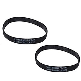 2 BISSELL ORIGINAL BELTS TO FIT 7, 9, 10, 12,14,16 VACUUMS
