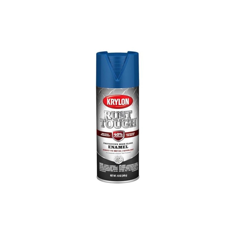 Krylon K09225007 'Rust Tough' True Blue Rust Preventive Enamel -