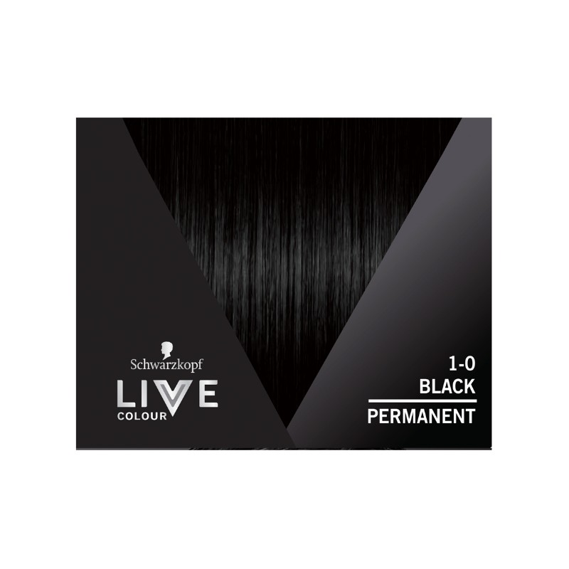 Schwarzkopf Live Colour Permanent 1.0 Black 1 Pack