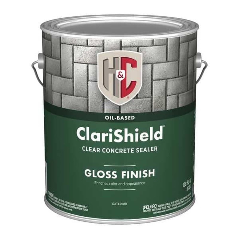 h & c concrete stain GAL CLR 23 Sealer exterior