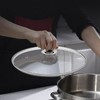 Tempered Glass Lid with Heat Resistant Handle,10.5"/26cm, Clear
