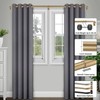 2 Pack Curtain Rods 84-120 Inches, Antique Gold Curtain Rods
