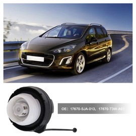 Create idea Car Fuel Cap Oil Cover Fuel Tank Lid 17670-SJA-013 17670-T3W-A01 Compatible with Civic CR-V Accord Crosstour Insight Fit Odyssey Pilot