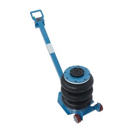 labwork Triple Bag Air Jack 3 Ton/6600 lbs Pneumatic Jack Lift up to 15.7 inch with Adjustable Long Square Handle for Car SUV Lifting Blue