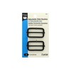 Dritz 780-1 Adjustable Slide Buckle, 1-1/2", Black