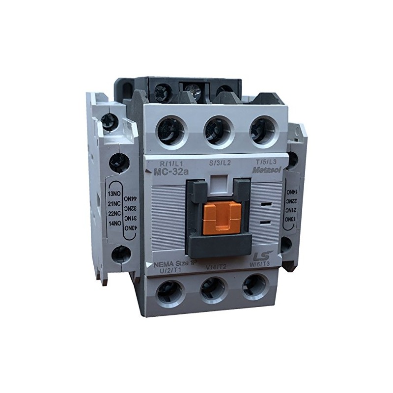 LS Industrial MC-32A-AC120 32 AMP 3 Pole Electrical Contactor with