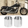 2pcs Aluminum Alloy Motorcycle Axle Skull Nut Bolt Cover Cap