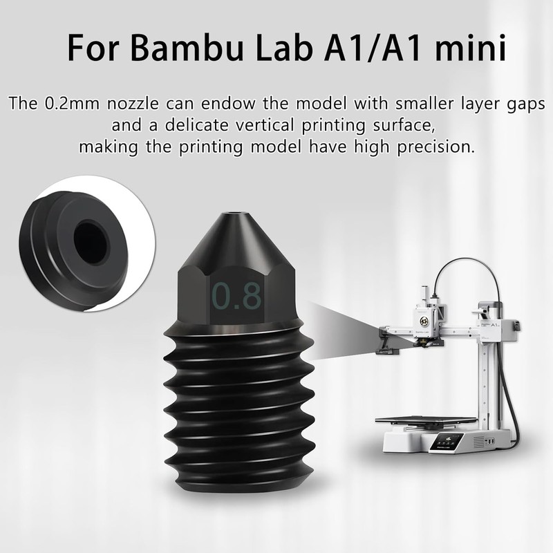 Zodazoqa Hot End for A1 Mini/A1 Print Head Upgraded High