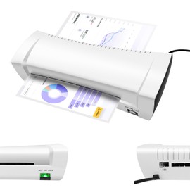Laminator, A4 Laminator Machine in 2 Laminating Modes, A4/A5/A6 Laminator Hot and Cold Laminating Machine with Fast Warm Up & Jam Release, 9 Inches Thermal Laminator for Office School and Home Use