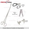PRECISE CANADA: 3 PCS Stainless Steel Sponge Holding Forceps 7.5"