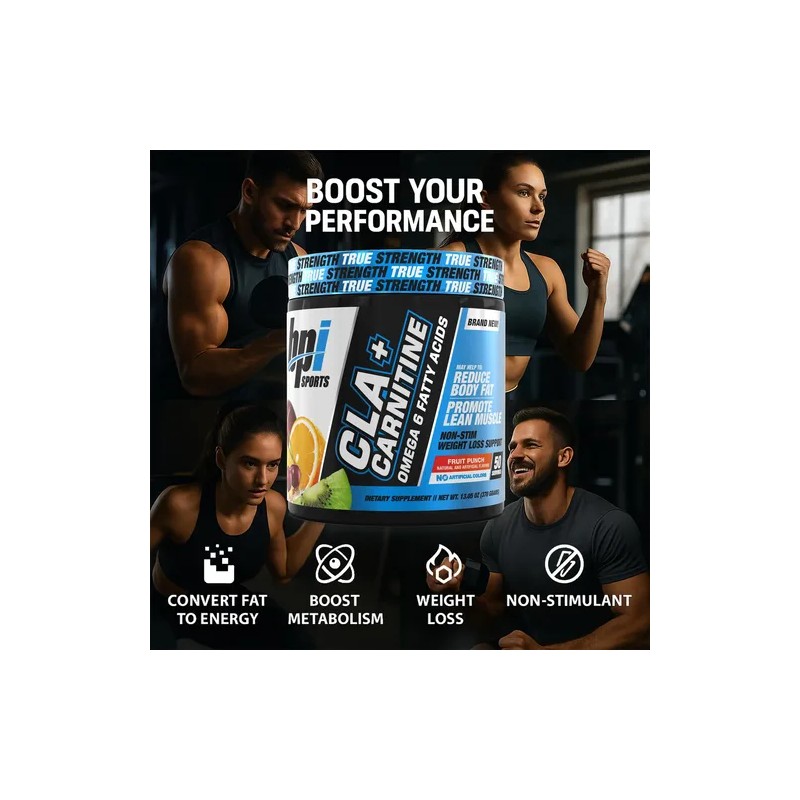 Bpi Sports Cla L-carnitina, Fruta Punch