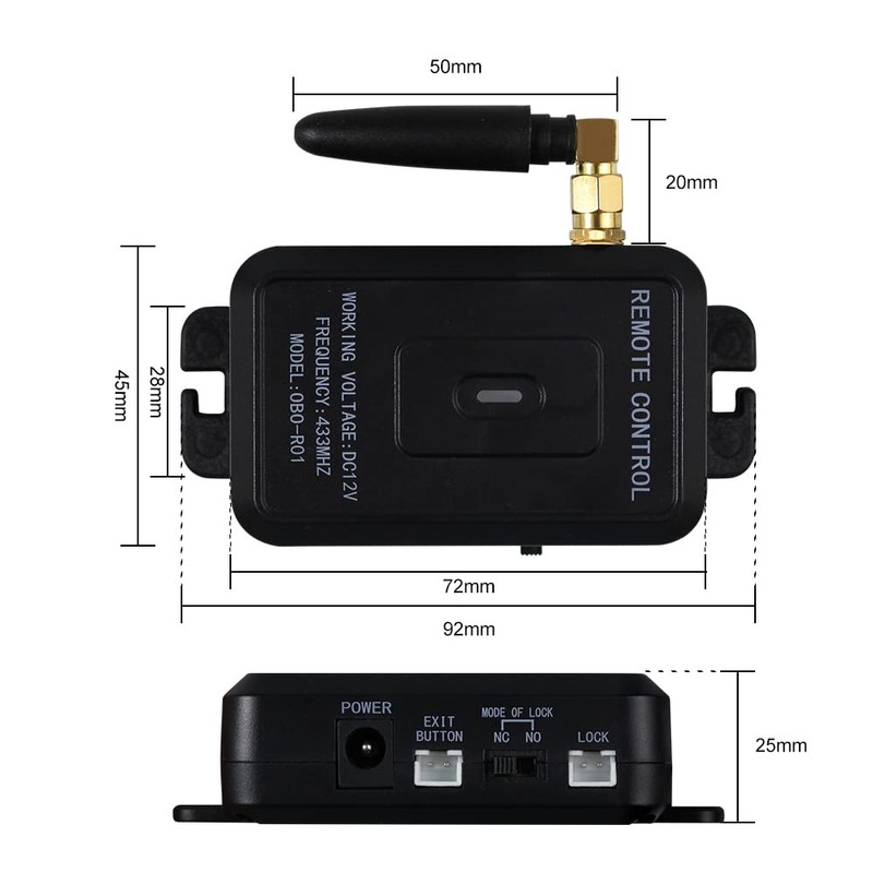 QTTYELOK WiFi Tuya Door Access Control Kit Home Security System