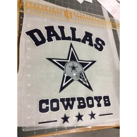 Brittany's Boutique Dallas Cowboys Football Ready to Press 11"x12" Heat Transfer Sheet For Shirt/Etc