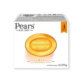 Fairs Soap Pure & Gentle Natural Oil Moisturizing Soap 100g 4 packs / 페어스 비누 퓨어앤젠틀 내추럴오일 보습 비누 100g 4개입