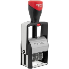 MaxMark Heavy Duty Date Stamp, Large Date Size - Exclusive 12-Year Band - Black Ink