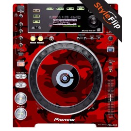 StyleFlip Skins Pioneer CDJ-850 | Red Camo | Protective Decal | StyleFlip Skins