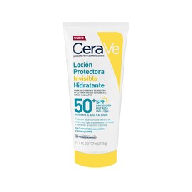 CeraVe Loción Protectora Invisible Hidratante 50FPS protector solar corporal hidratante para todo tipo de piel 177ml