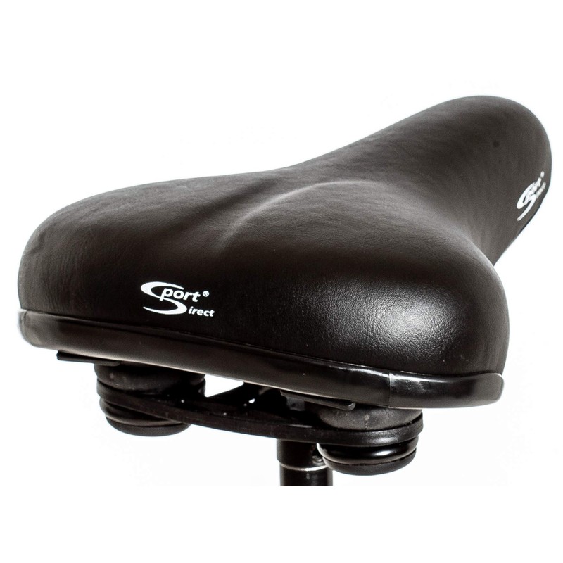 Sport Direct Large Gel Ladies Saddle Black