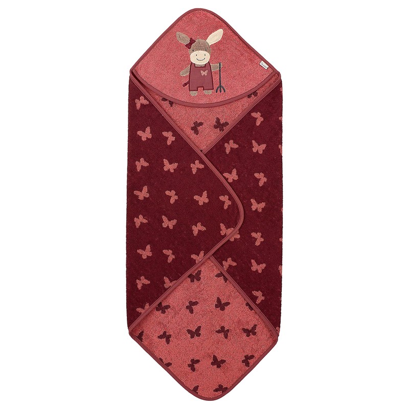 Sterntaler Emmily Butterflies Hooded Bath Towel 80 x 80 cm