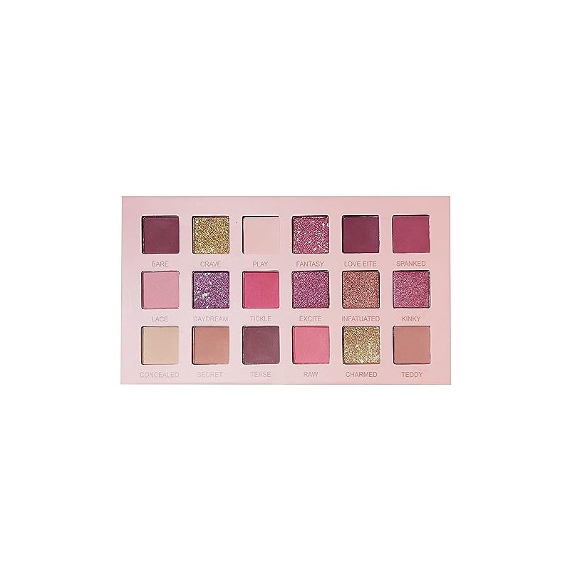 Paleta de Sombras para Ojos 18 Tonos Dukeza Bare Tonos