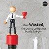 Wasted Wine Stopper by OTOTO - Wine Bottle Stopper, Wine