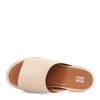 FitFlop FT5A20-090 Eloise Cork-WRAP Leather Wedge Slides Stone Beige US11