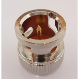 Saide 10PCS RF Connector Dust Cap Plug Male Pin Straight for BNC Jack Female Connector (Pack of 10)