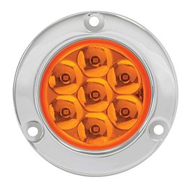 GG Grand General 76570 LED Light (2" Low Profile Pearl Am/Am with Pigtail and S.S. Rim)