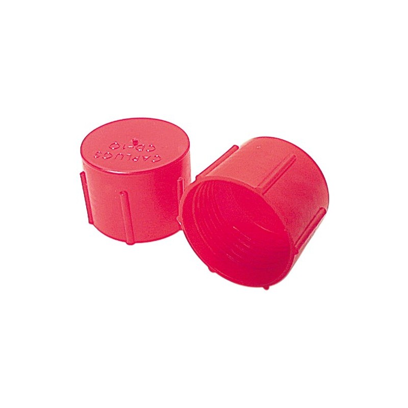 Allstar ALL50803 Red Plastic Fitting Cap for -6AN and 9/16-18