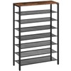MAHANCRIS 8-Tier Shoe Rack, Large Capacity Shoe Shelf, Shoe Organizer