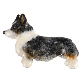 Handcrafted Hand Painted B Corgi Full Body Magnet for Personalizing Home Office School Classroom Refrigerator Whiteboard Locker - Made in USA - SKU DP362FBMAG