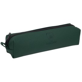 GERMANUS Aurel Pencil Case Leather - Made in EU (Green), Green, School bag set