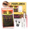 Lashes map for Clusters Kit Fluffy Dramatic Eyelashes Extension Kit