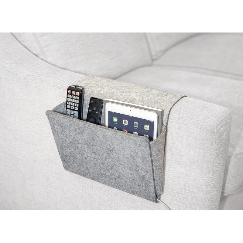 KIKKERLAND Sofa Pocket, Easy Storage for Magazine & Remote on