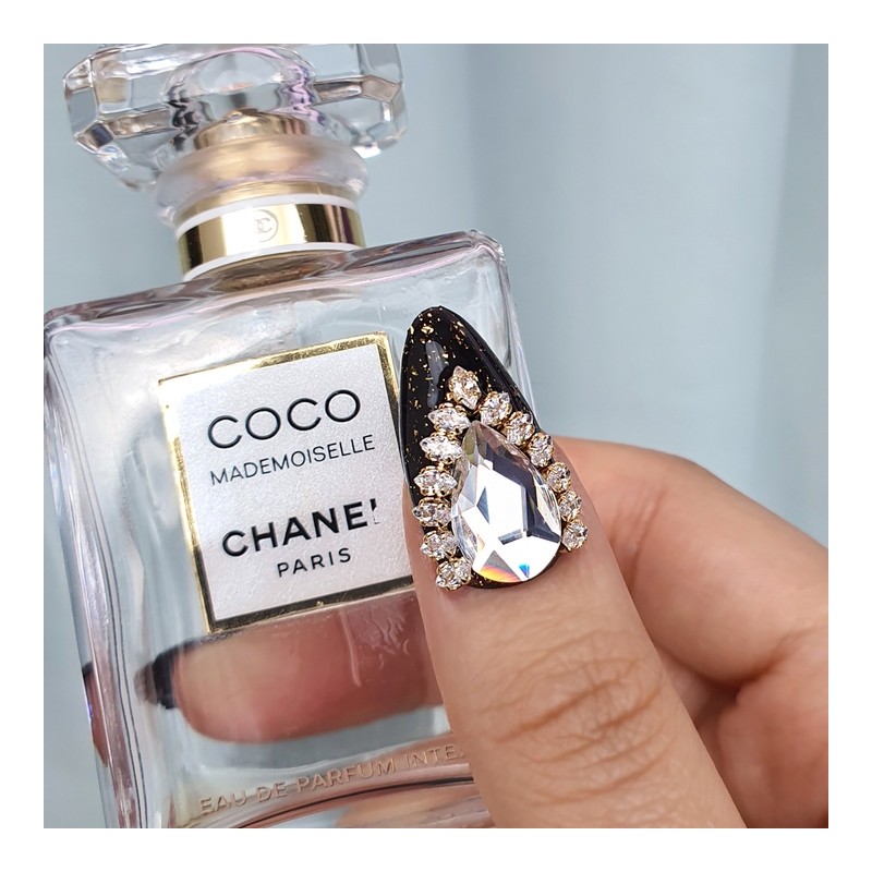 Black Swan Handmade Nail Tips - Natural / 블랙 스완
