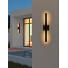 OUPAVOCS Modern Outdoor Wall Sconce LED, Large Porch Lights Wall