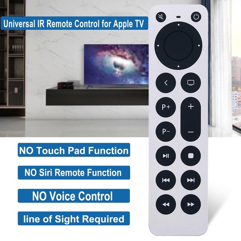 Universal IR Remote Control Compatible with Apple TV, JKZTJOF Remote