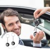 2 PCS 8 Ball Keychain Billiards Ball Keyring Creative Number