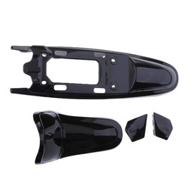 Baoblaze Front Rear Fender Body Fairing Cover Kit for Yamaha PW50 PY50 Peewee 50 Dirt Bike - Black