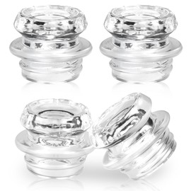 4PCS Coffee Percolator Glass Top Replacements Compatible with Coleman Coletti Gsi Eurolux Stansport Elite Mereza Percolator Texsport