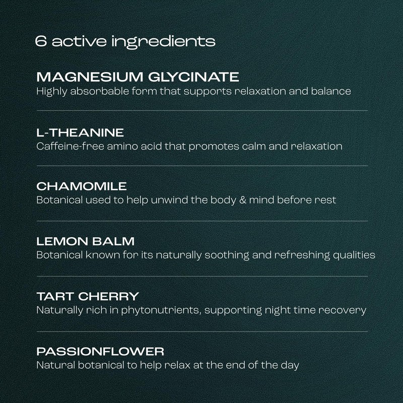 Virtue Night Cap Sleep | Magnesium Glycinate Sleep Aid with