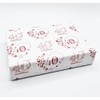2 Sheets 40th Wedding Anniversary Wrapping Paper Elegant Floral Design