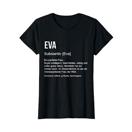 First Name Definition Funny Name Gift Eva T-Shirt